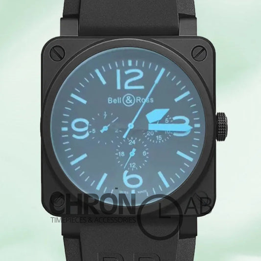 Instruments Black Dial Men’s BR01-94 46mm Automatic