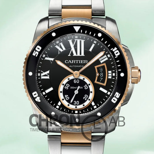 Calibre 42mm Men’s W7100054 Black Dial