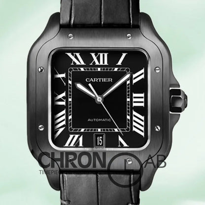 Santos WSSA0039 39mm Men’s Leather Strap Automatic