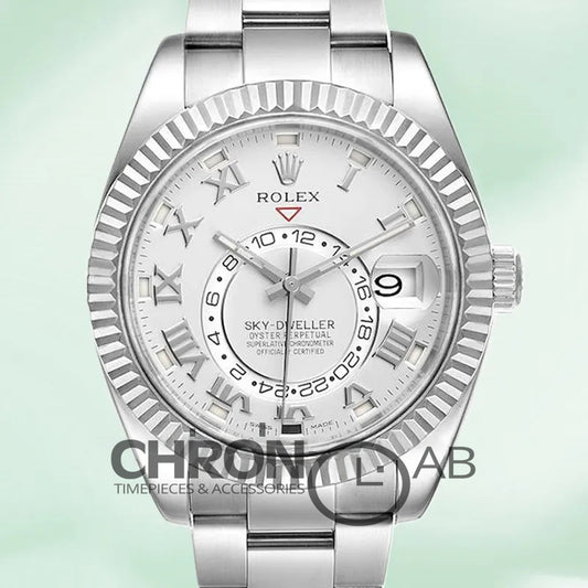 Sky-Dweller 42mm 326939-72419 Silver Dial Automatic Clone