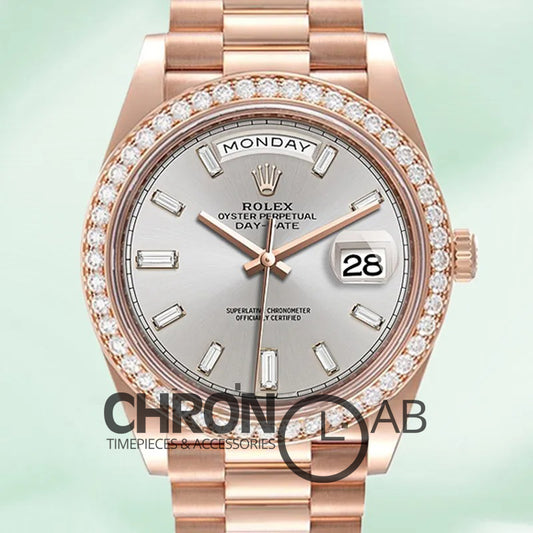 Day-Date 40mm Men’s m228345rbr-0007 Rose Gold Clone