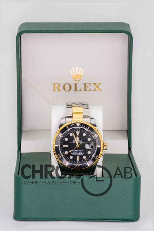 Submariner 2-Tone Black Dial 40mm With Box