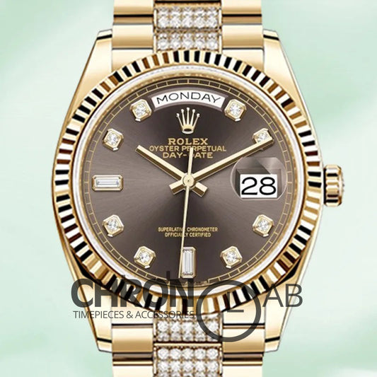 Day-Date 36mm M128238-0024 Gold President Bracelet Clone