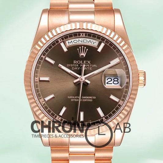 Day-Date 36mm 118235 Men’s President Bracelet Clone