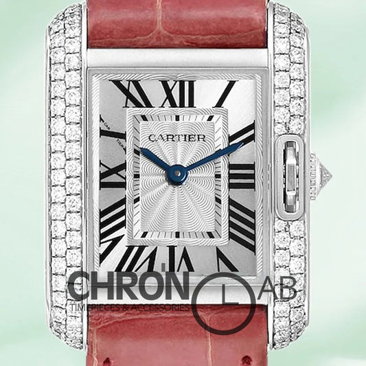 Tank Anglaise Ladies WT100015 30mm Silver Silver Dial