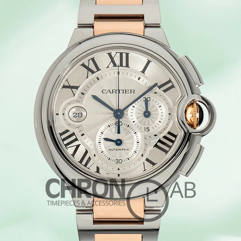 Ballon Bleu Men’s W6920075 47mm Bracelet Silver Dial