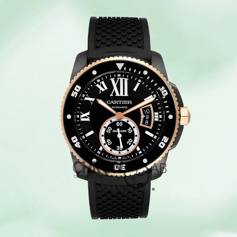 Calibre 42mm Men’s W2CA0004 Black Dial Black