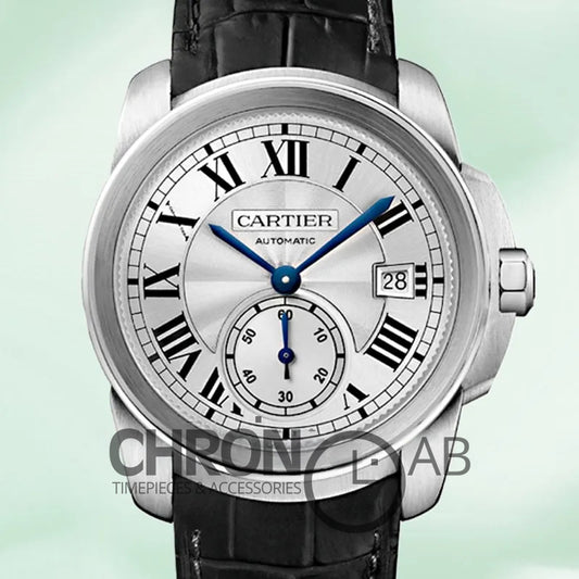 Calibre Men’s 42mm WSCA0003 Silver Dial