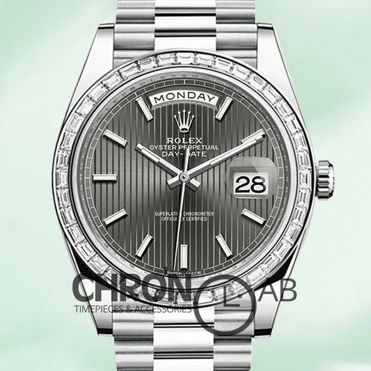 Day-Date 40mm Men’s m228396tbr-0023 Silver Clone
