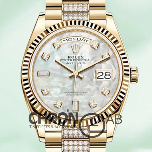 Day-Date 36mm M128238-0032 Gold Clone