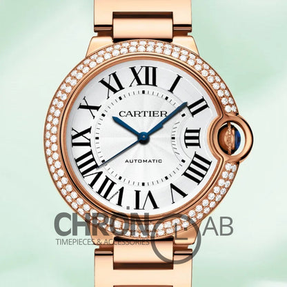 Ballon Bleu WJBB0067 Ladies 36mm Bracelet Rose Gold-tone