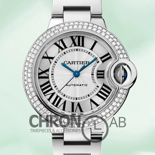 Bleu Ladies WE902065  Automatic Silver White Dial