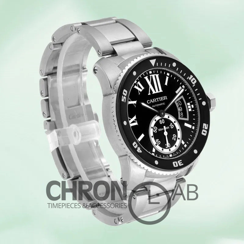 Calibre W7100057 42mm Men’s Silver-tone
