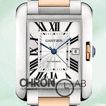 Tank Anglaise Men’s W5310006 36mm Silver-tone Quartz