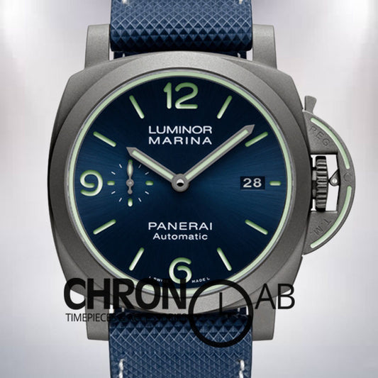 Marina Men's 44mm PAM01117 Automatic Blue Dial