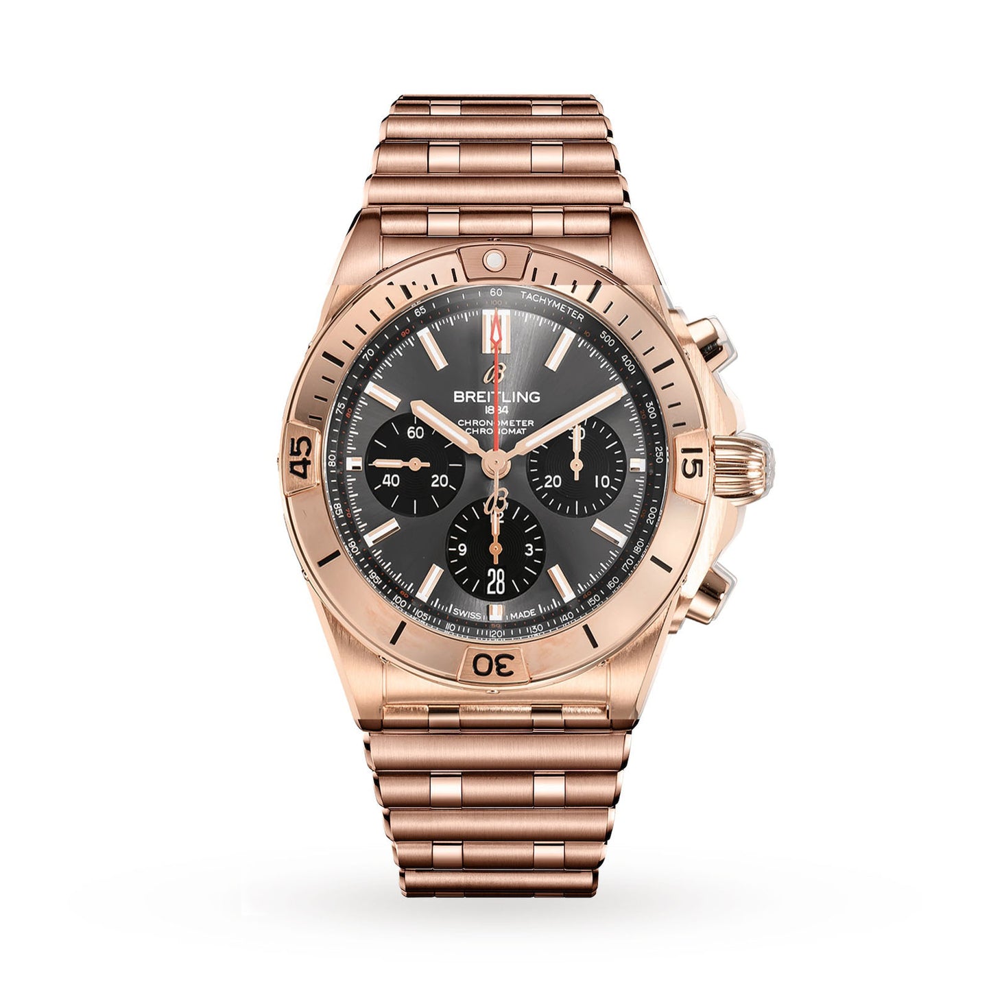 Chronomat B01 42mm 18k Red Gold Watch RB0134101B1R1