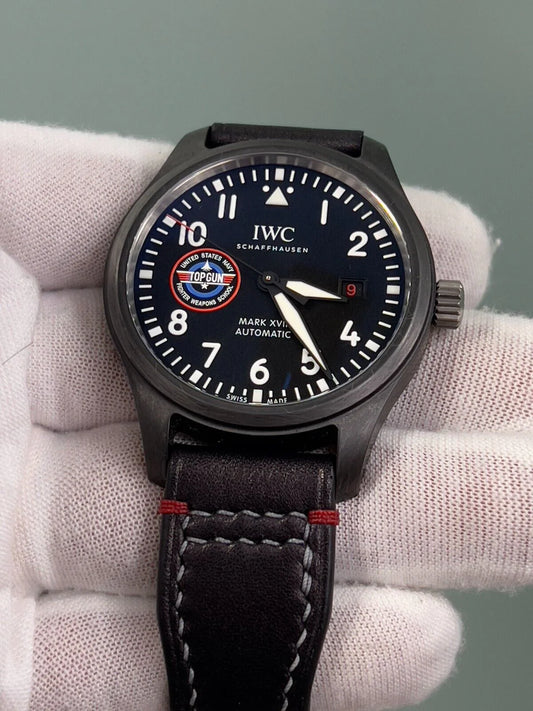 IWC IW324712 Pilots Mark XVIII Top Gun SFTI Black Ceramic 41mm