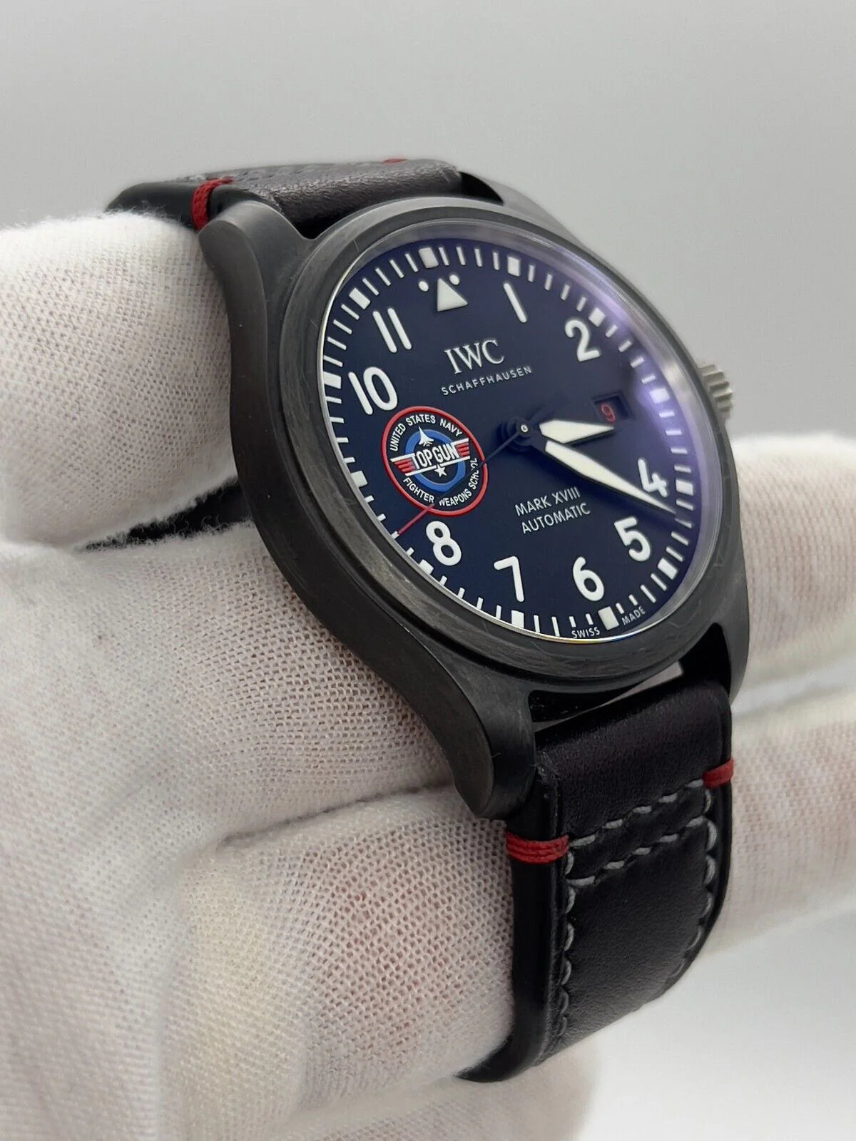 IWC IW324712 Pilots Mark XVIII Top Gun SFTI Black Ceramic 41mm