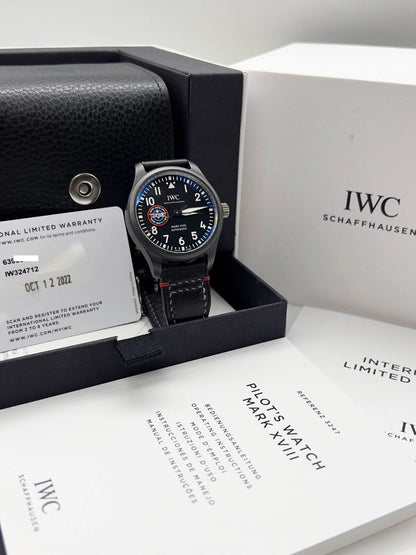IWC IW324712 Pilots Mark XVIII Top Gun SFTI Black Ceramic 41mm