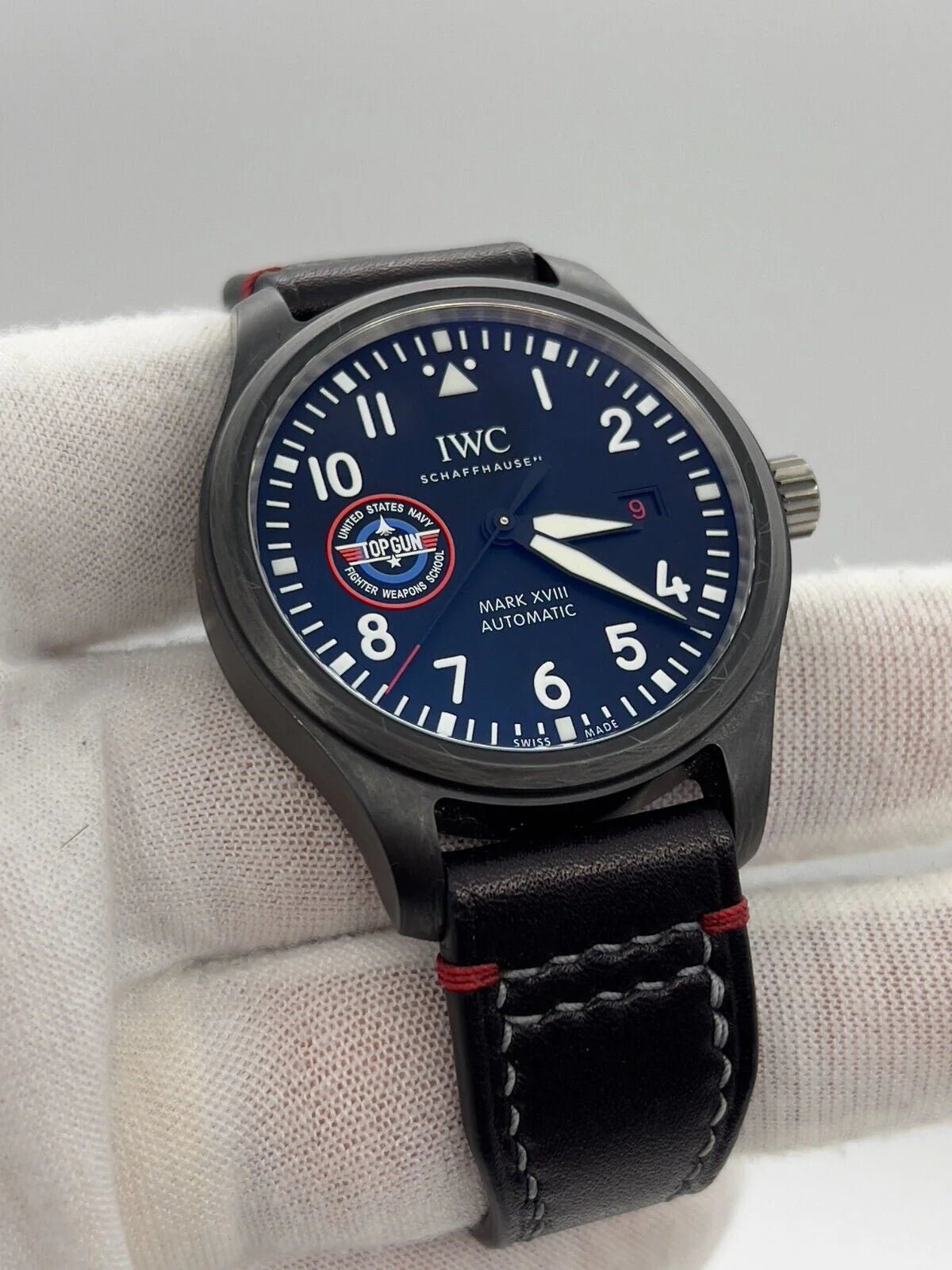 IWC IW324712 Pilots Mark XVIII Top Gun SFTI Black Ceramic 41mm