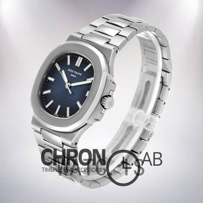 Nautilus Men's 57111A-010 40mm Blue Dial Silver-tone