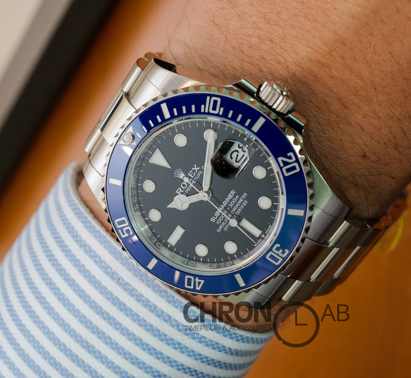 Submariner 126619LB ‘Smurf’ Blue Ceramic in Black Dial