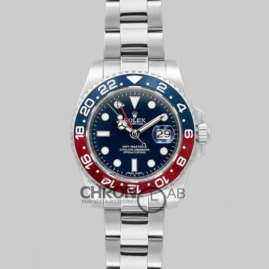 GMT Master II 116710 BLRO Pepsi in Black Dial