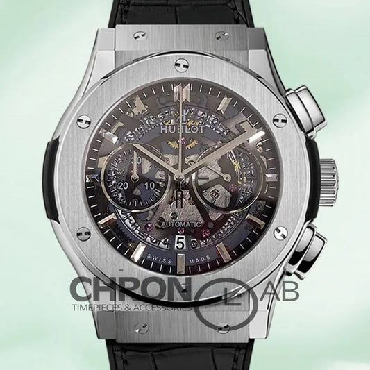 Tourbillon Skeleton Titanium 506.NX.0170.LR Men 45mm Hand Wind Quartz Silver