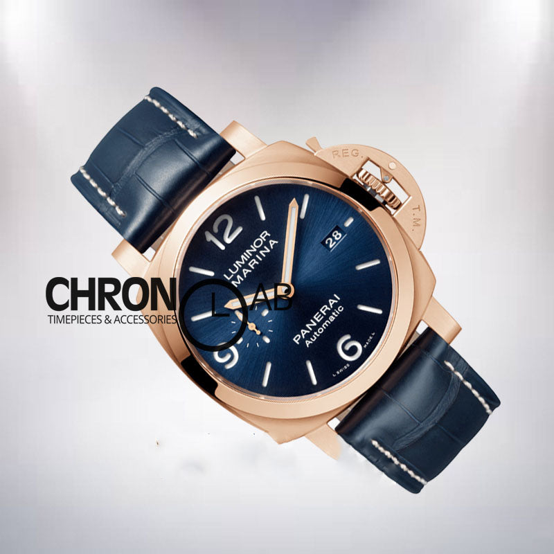 Marina Men's 44mm PAM01112 Blue Dial