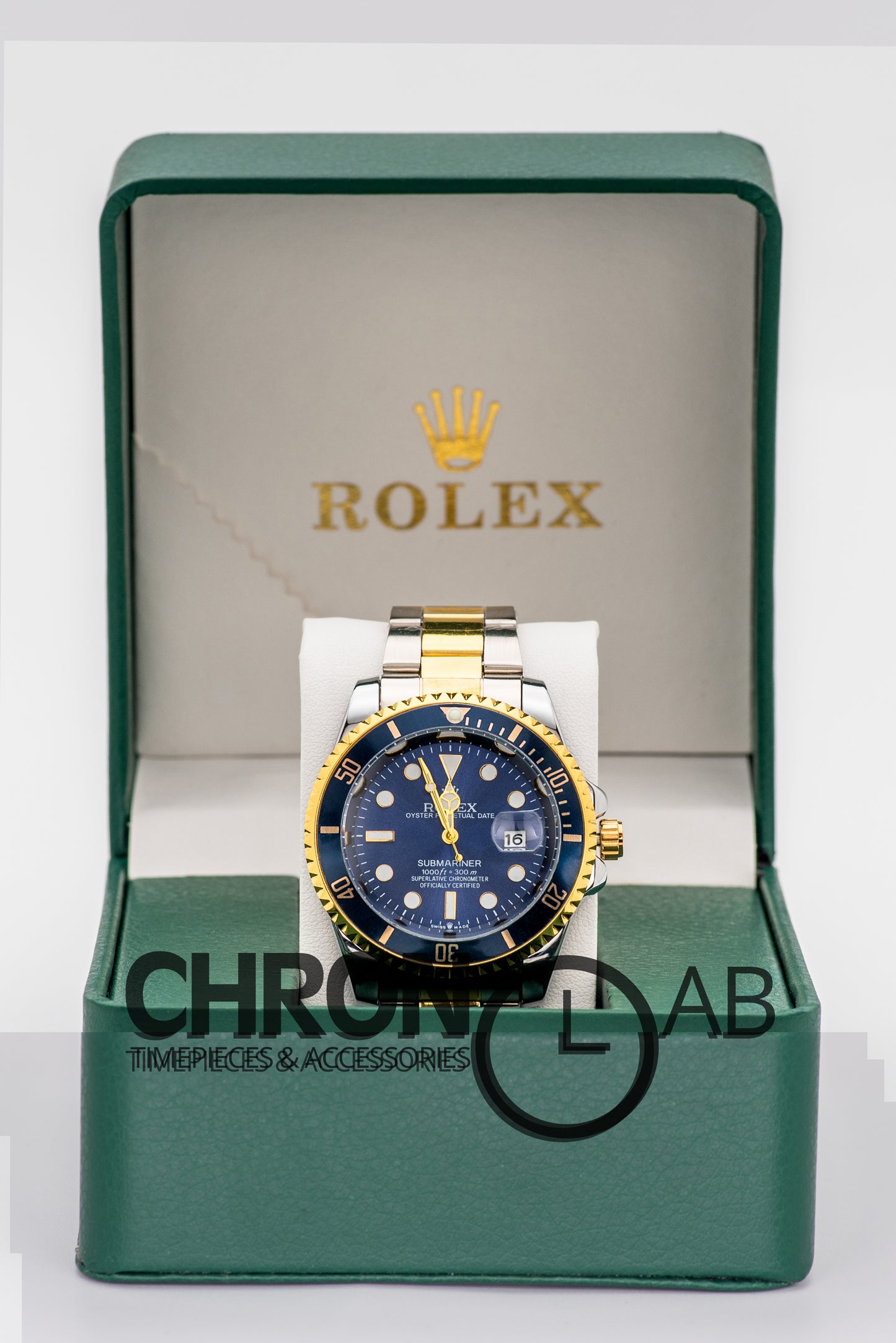 Submariner 2-Tone Blue Dial 40mm With Box