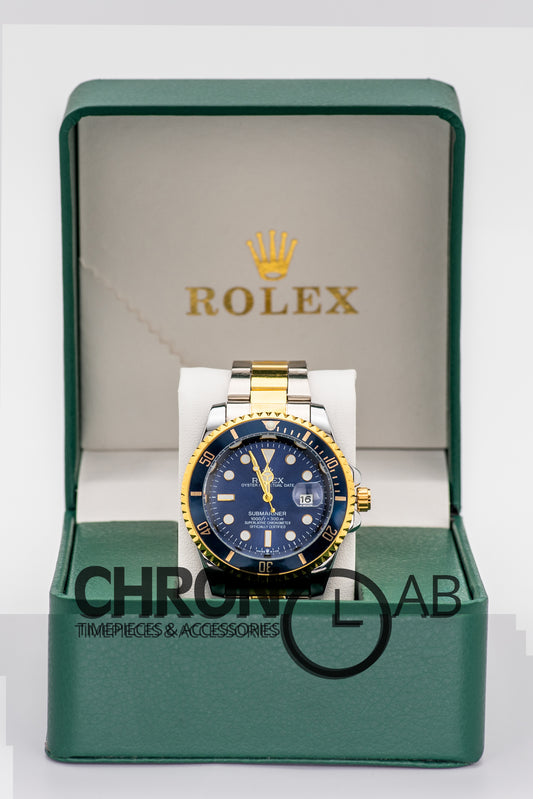 Submariner 2-Tone Blue Dial 40mm With Box