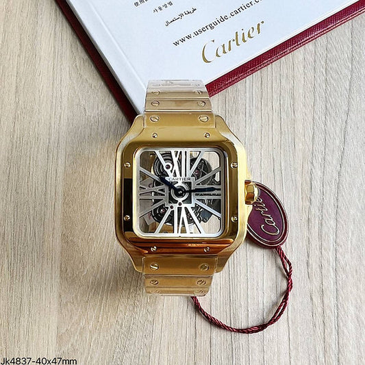 Cartier Santos Skeleton Gold 40mm