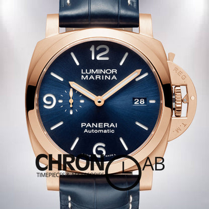 Marina Men's 44mm PAM01112 Blue Dial