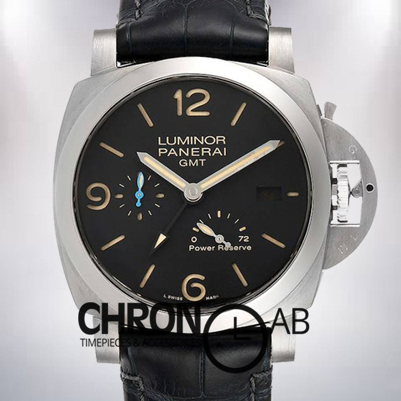 Luminor GMT 44mm PAM01321 Men's Silver-tone