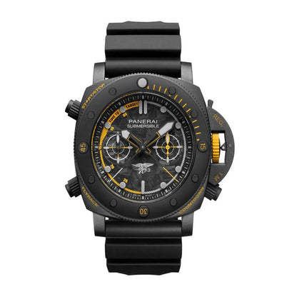 Submersible Navy Seals Titanium Black 47mm Automatic Mens Watch PAM01325