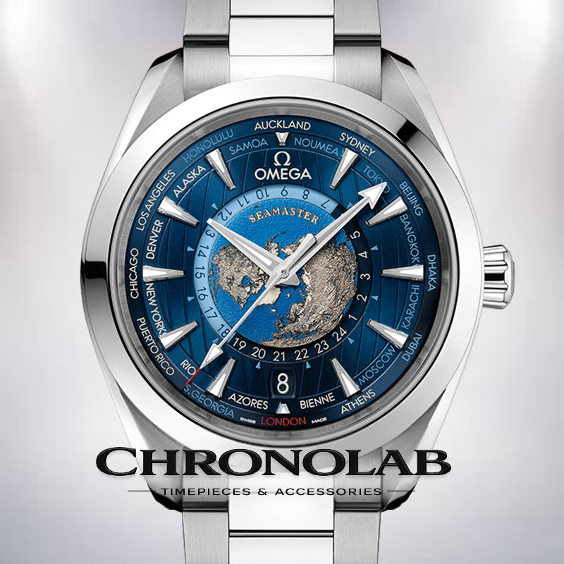 Omega Seamaster 41mm 220.10.43.22.03.001 ανδρικό ρολόι με μπλε καντράν