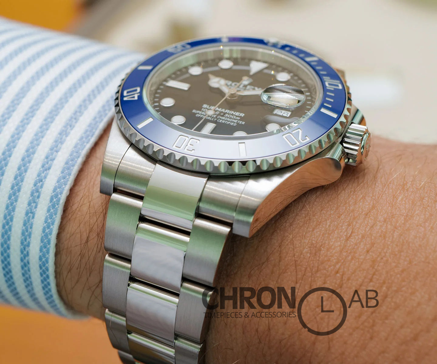 Submariner 126619LB ‘Smurf’ Blue Ceramic in Black Dial