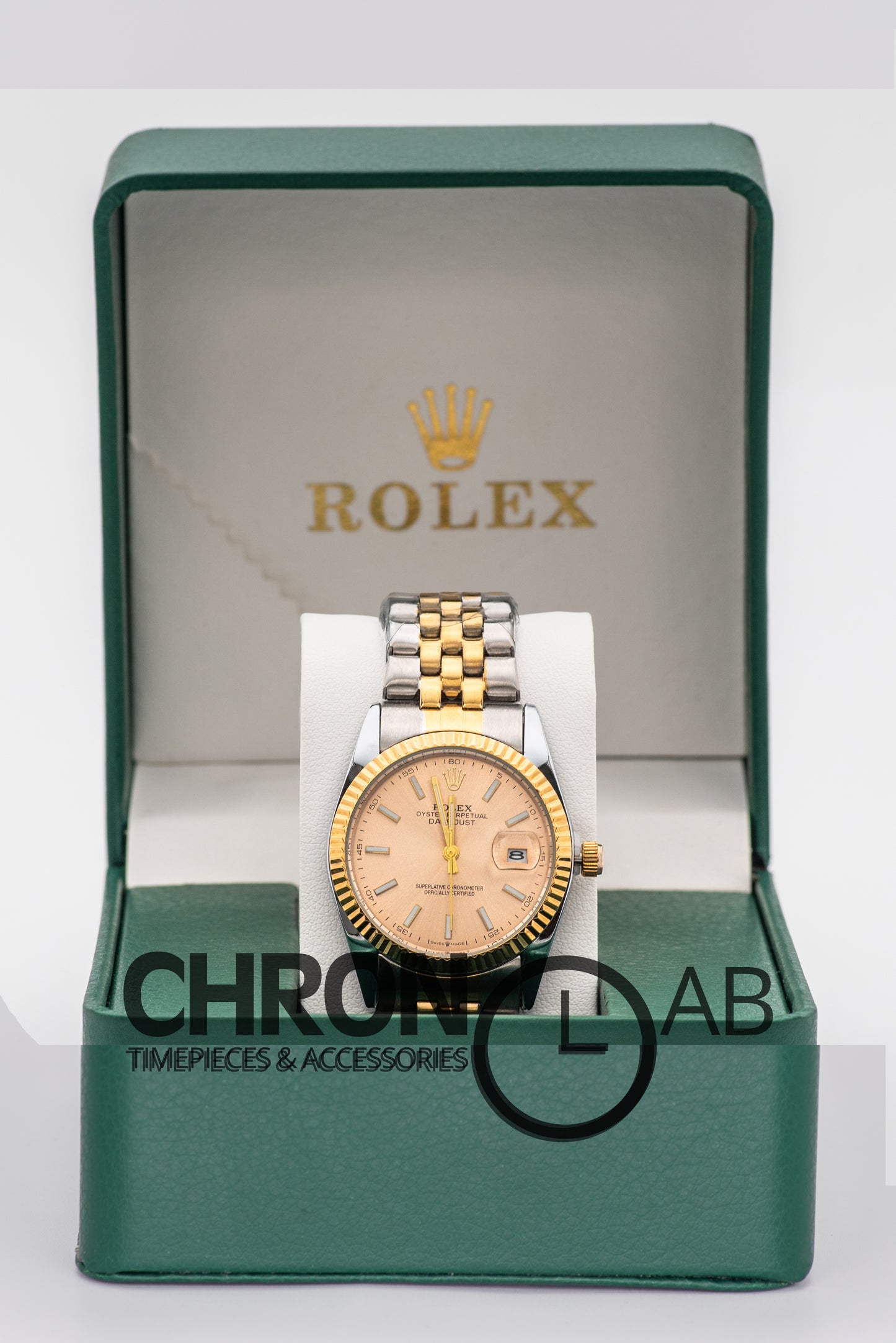 Datejust 2-Tone Gold Dial 36mm With Box