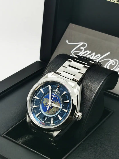 Aqua Terra 150M Co-Axial Master Chronometer GMT Worldtimer 43MM