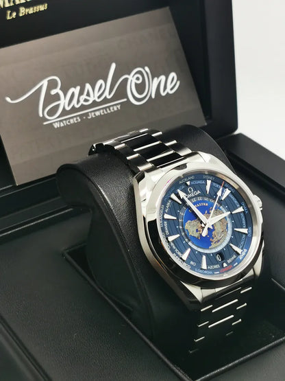 Aqua Terra 150M Co-Axial Master Chronometer GMT Worldtimer 43MM