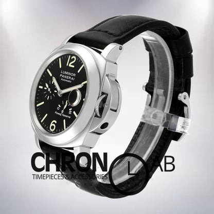 Power Reserve Men's 44mm PAM00090 Black Dial