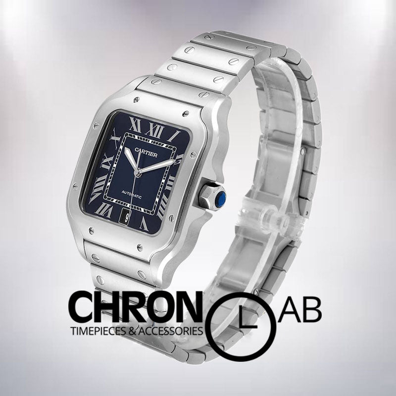 Santos 39mm Men's WSSA0030 Blue Dial