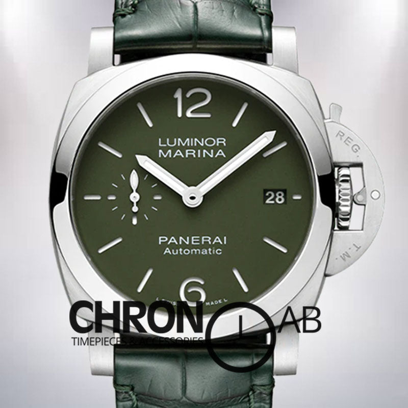 Marina Men's PAM01304 44mm Silver-tone Automatic