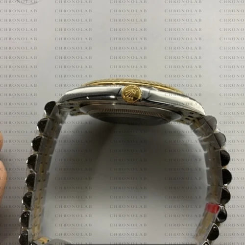 Rolex Datejust 41mm M126333-0010 Two-Tone Champagne Dial Fluted Bezel Oyster / Jubilee (EW Factory - Calibre 3235 Clone Movement)