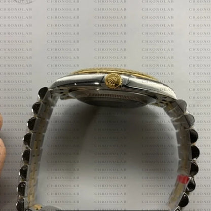 Rolex Datejust 41mm M126333-0010 Two-Tone Champagne Dial Fluted Bezel Oyster / Jubilee (EW Factory - Calibre 3235 Clone Movement)