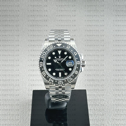 Rolex GMT-Master II 40mm 126710GRNR-0003 "Bruce Wayne" Grey/Black Ceramic Bezel 904L Steel Jubilee Clean Factory V3  VR3285