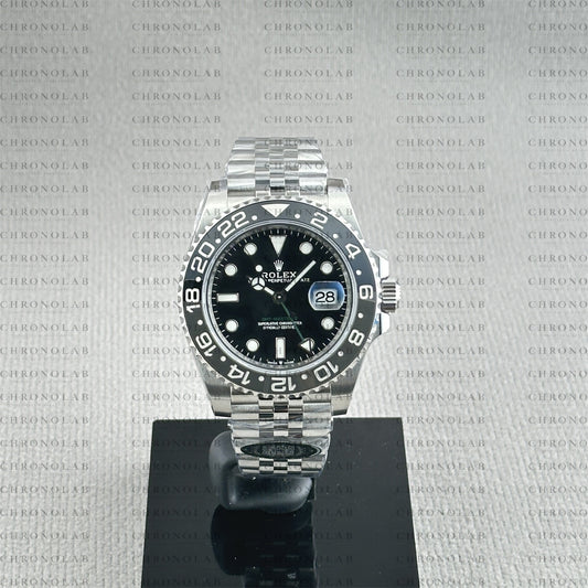 Rolex GMT-Master II 40mm 126710GRNR-0003 "Bruce Wayne" Grey/Black Ceramic Bezel 904L Steel Jubilee Clean Factory V3  VR3285