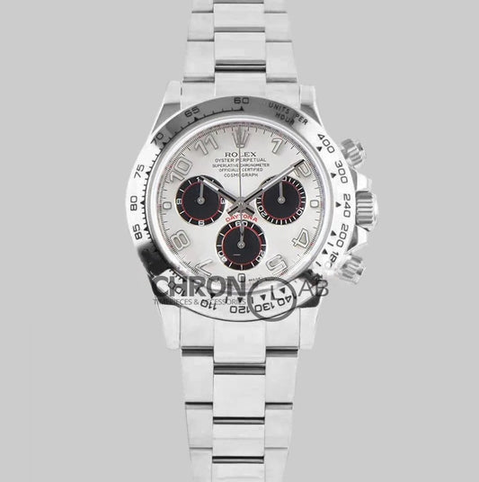 Cosmograph Daytona 116509-0036 White Dial in White Gold
