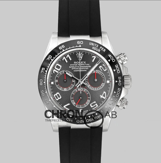 Cosmograph Daytona 116519LN Black Dial in White Gold