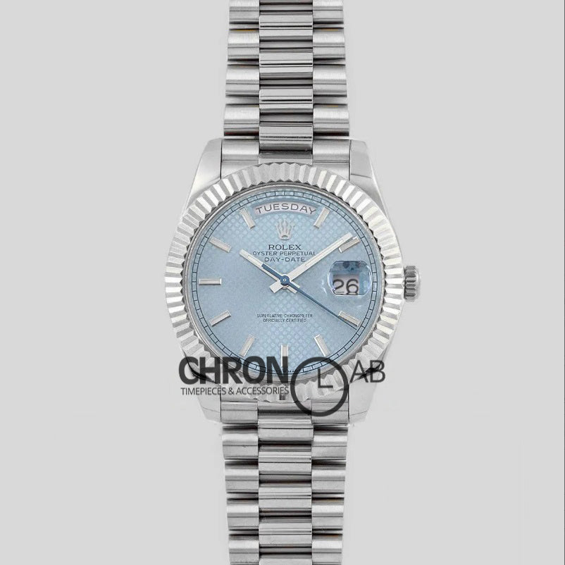 Day-Date 40 228236 Blue Dial in Platinum
